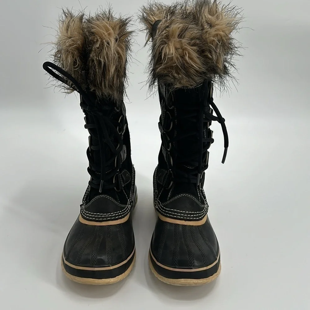 Sorel black suede